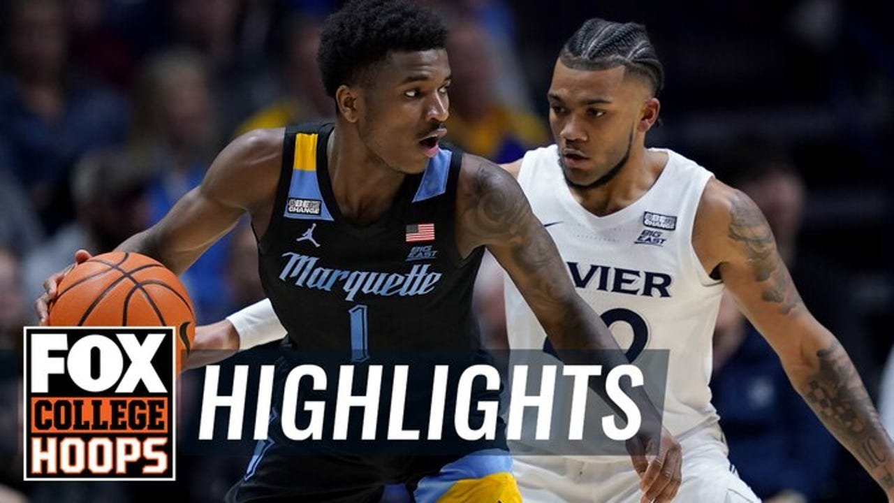 Lo más destacado del No. 8 Marquette Golden Eagles vs. Xavier Musketeers | CBB en FOX

 MEAS MAGZ